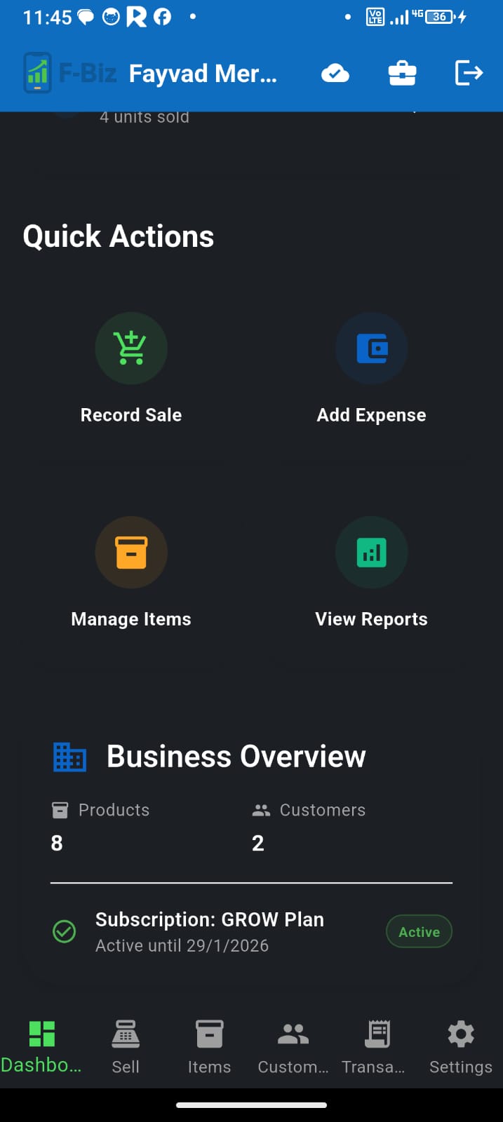 Dashboard